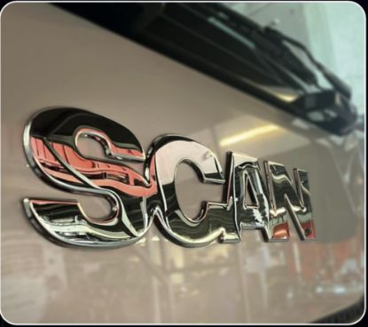 Bild på Scania emblem krom