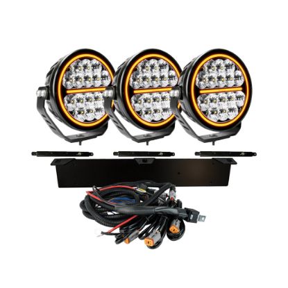 Bild på KOMPLETT KIT 3x SIBERIA NR 7″ EXTRALJUS LED