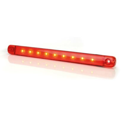 Bild på Strands Positionsljus Röd slim 9 LED,9-36V IP68. E-märkt.
