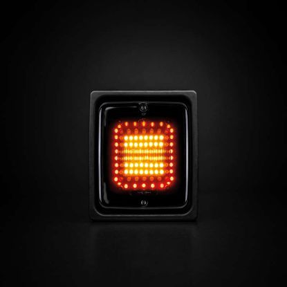 Bild på DARK KNIGHT SQUARE IZE LED,BAK/BROMS/BLINKERS